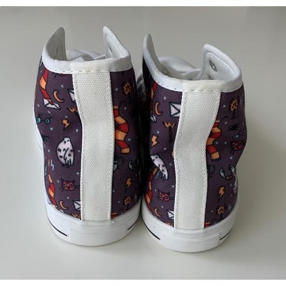 NWOT Harry Potter Inspired High Top Sneakers 9 - Picture 4 of 5